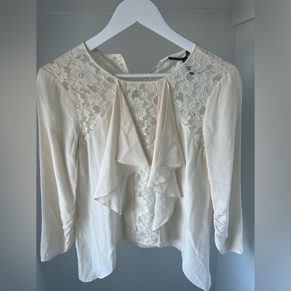 BCBG Maxazria Silk Blouse XXS - Picture 2 of 5